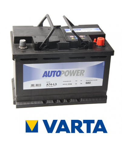 74 Amper Auto Power Akü Varta Akü Ürünü