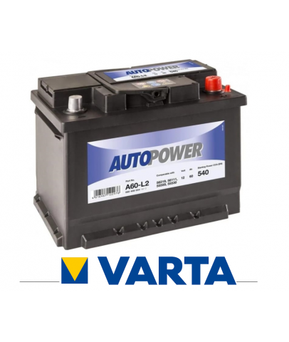 60 Amper Auto Power Akü Varta Akü Ürünü