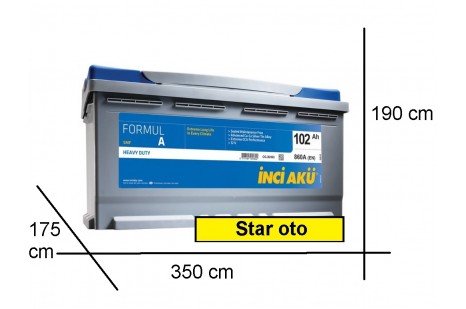 100 Amper İnci Akü